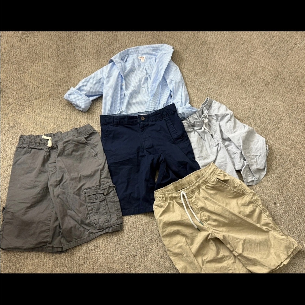 Lot of Boys Cat and Jack Shorts; Size 12,14,16,18